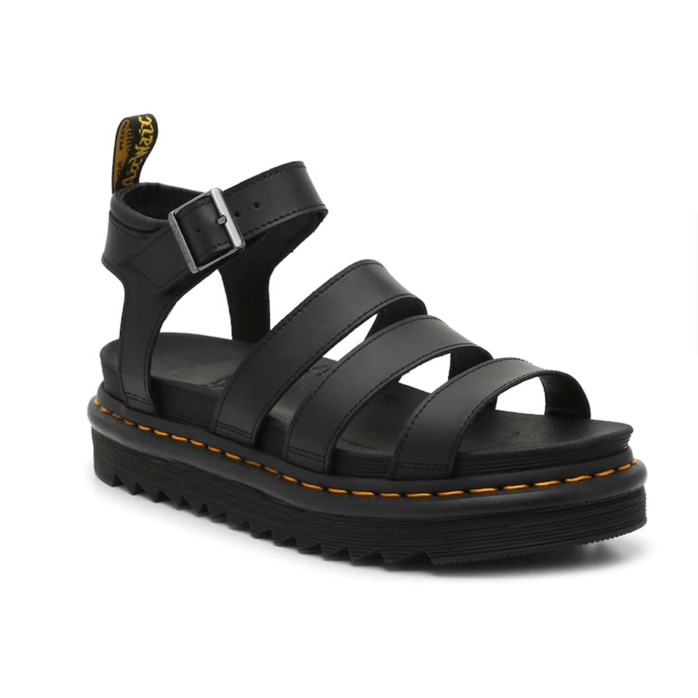 BLAIRE WOMEN'S BRANDO LEATHER STRAP SANDALS